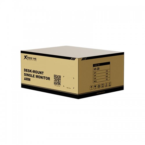 Держатель монитора XTRIKE ME DESK-MOUNT SINGLE MONITOR ARM HT-20 |32", 9KG| black
