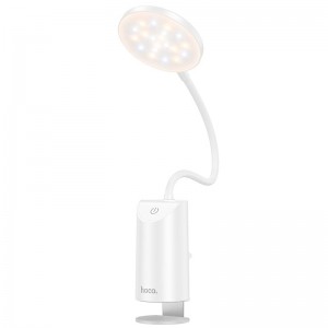 Лампа HOCO HX10 Clip table lamp |200LMN, 35h| white