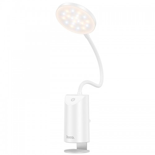 Лампа HOCO HX10 Clip table lamp |200LMN, 35h| white