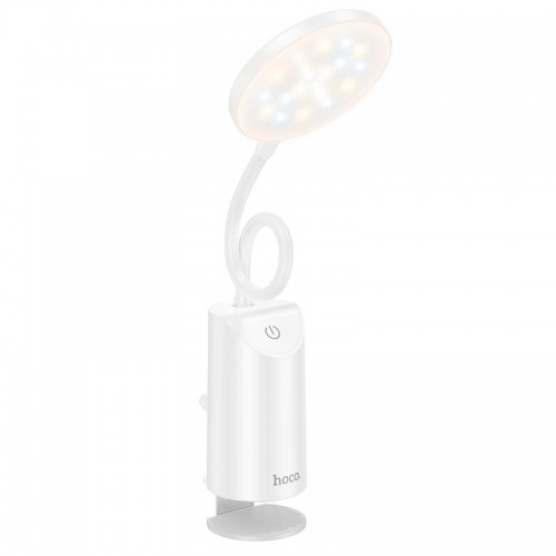 Лампа HOCO HX10 Clip table lamp |200LMN, 35h| white