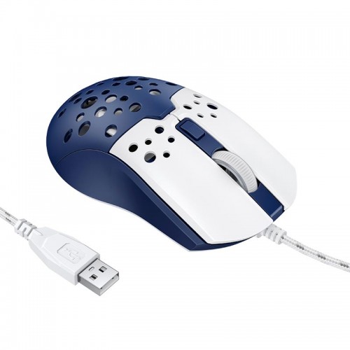 Миша HOCO Sky luminous gaming wired mouse GM51 |1200-3600dpi, 7 LED colors| white-blue