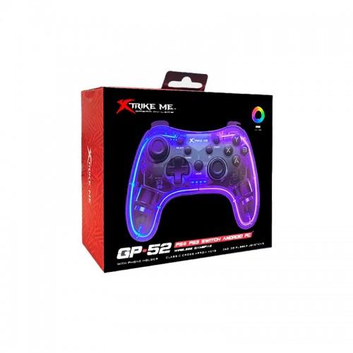Игровой контроллер XTRIKE ME GP-52 Bluetooth Gamepad (Android/IOS/PS/Switch/PC) black