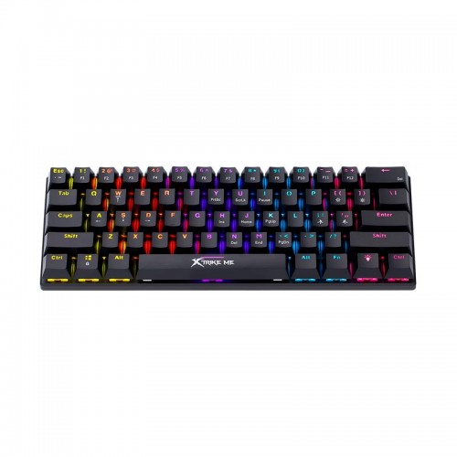 Ігрова клавіатура XTRIKE ME mechanical wired keyboard GK-916 ENG Layots |61keys, Red Switch| black
