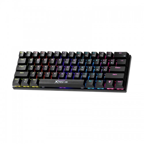 Ігрова клавіатура XTRIKE ME mechanical wired keyboard GK-916 ENG Layots |61keys, Red Switch| black