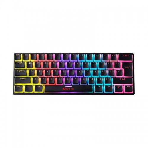 Ігрова клавіатура XTRIKE ME mechanical keyboard GK-985P ENG Layots |61keys, 21 keys anti-ghosting| black