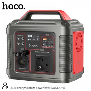 Портативная электростанция HOCO Energy storage power bank DB28 80000mAh |300W, 3USB/Type-C/AC, PD/QC|
