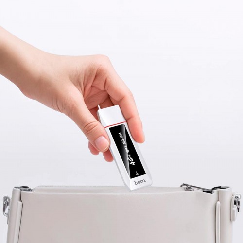 4G портативний роутер HOCO Mobile portable WiFi HI43 (WiFi6) (Europe Asia and Africa) white