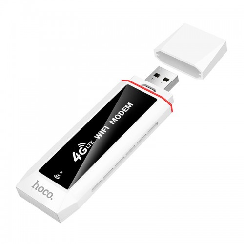 4G портативний роутер HOCO Mobile portable WiFi HI43 (WiFi6) (Europe Asia and Africa) white