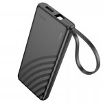 Power Bank Hoco J129 5000mAh с кабелем Type-C черный