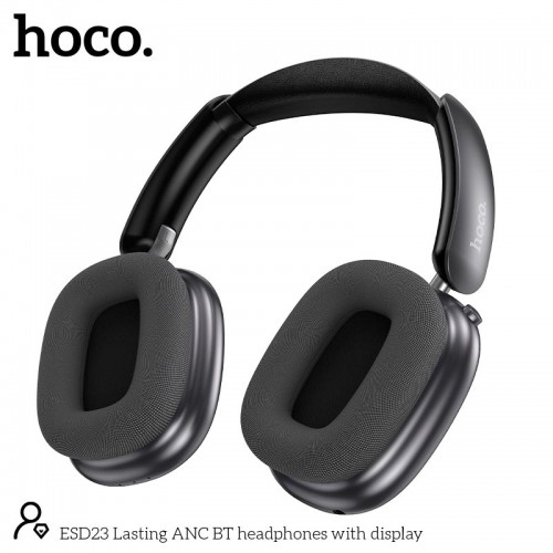 Наушники HOCO Lasting ANC BT headphones with display ESD23 |BT6.0, 25/27h|
