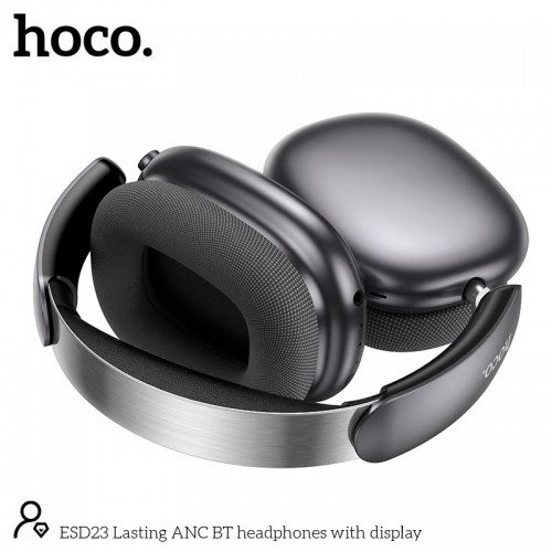 Наушники HOCO Lasting ANC BT headphones with display ESD23 |BT6.0, 25/27h|