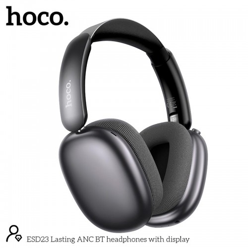 Наушники HOCO Lasting ANC BT headphones with display ESD23 |BT6.0, 25/27h|