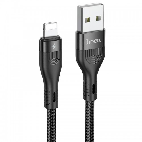Кабель HOCO Lightning Cool charging data cable DU14 |1m, 3A|