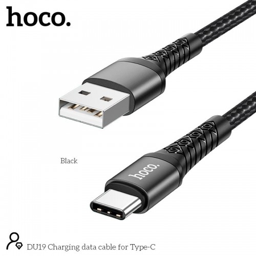 Кабель HOCO Type-C Charging data cable DU19 |1m, 3A|