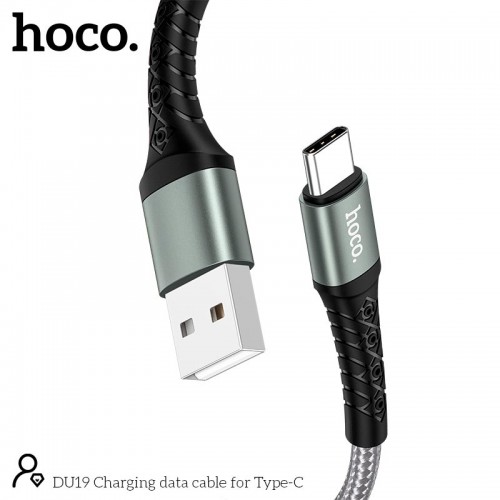 Кабель HOCO Type-C Charging data cable DU19 |1m, 3A|