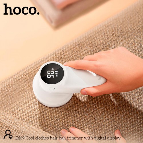 Машинка от катышков на одежде HOCO Cool clothes hair ball trimmer with digital display DI69 |7800rpm, 50min|