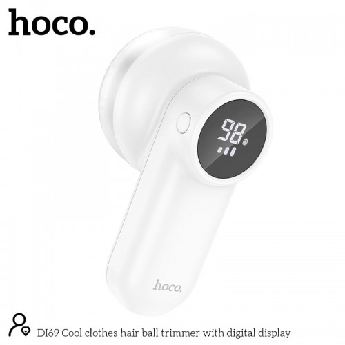 Машинка от катышков на одежде HOCO Cool clothes hair ball trimmer with digital display DI69 |7800rpm, 50min|