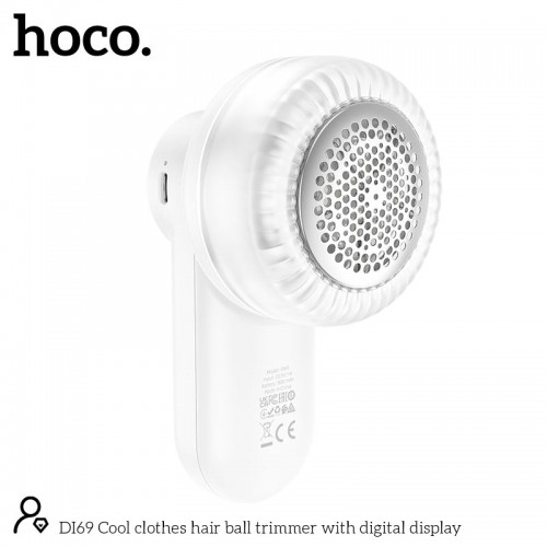 Машинка от катышков на одежде HOCO Cool clothes hair ball trimmer with digital display DI69 |7800rpm, 50min|