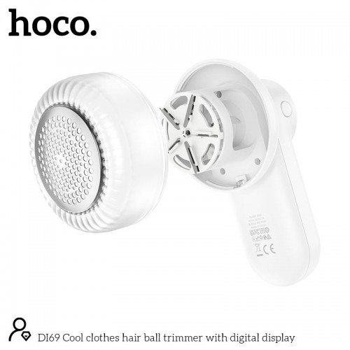 Машинка от катышков на одежде HOCO Cool clothes hair ball trimmer with digital display DI69 |7800rpm, 50min|
