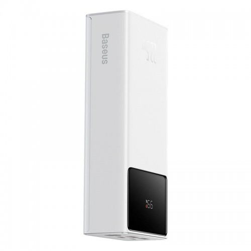 УМБ Baseus Star-Lord Digital Display Fast Charge Power Bank 30000mAh |2USB/1Type-C, 22.5W/3A, PD/QC| white