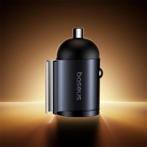 Адаптер автомобильный Baseus Tiny Star Mini Car Charger |1USB/1Type-C, 30W/3A, PD/QC|