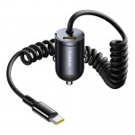 Автомобильный адаптер Baseus Tiny Star Mini Car Charger |1Type-C, 30W/3A, PD3.0| black