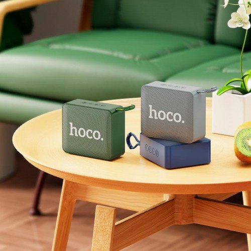 Акустика HOCO Gold brick sports BT speaker BS51 |BT5.1, TWS, USB/AUX/TF/FM, 4h| blue