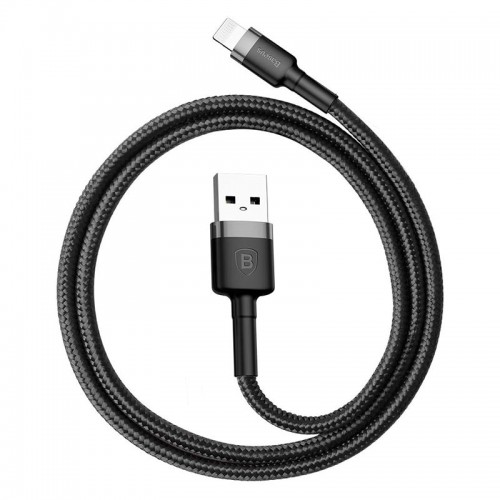 Кабель Lightning BASEUS cafule |2.4A, 1M| (CALKLF-B19) black