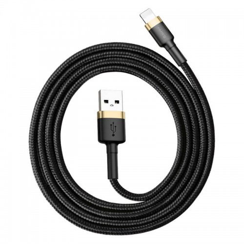 Кабель Lightning BASEUS cafule |2.4A, 1M| (CALKLF-B19) black