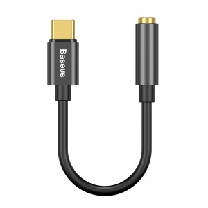 Перехідник BASEUS Type-C Male to 3.5mm L54 (CATL54-0G) black