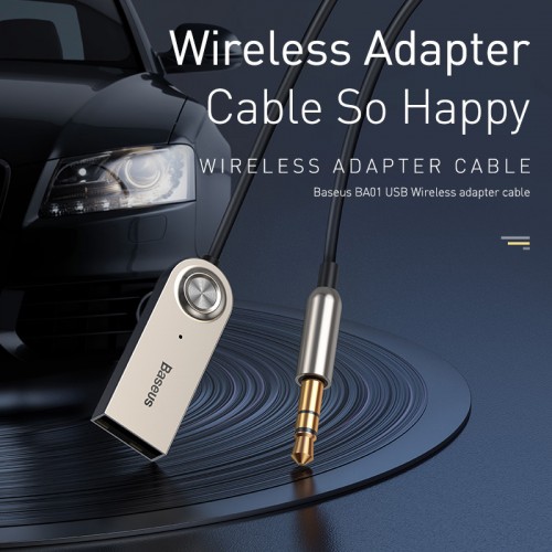 Адаптер Baseus Audio Wireless Adapter Cable BA01 |BT5.0| (CABA01-01)