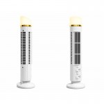 Настільний вентилятор Bladeless Tower Fan FS-001 |2Level, LED, AAA Battery/AC Power| white