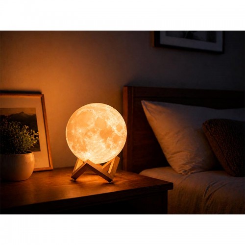 Нічник Moonlight 3D Printing |RGB, Remote| white