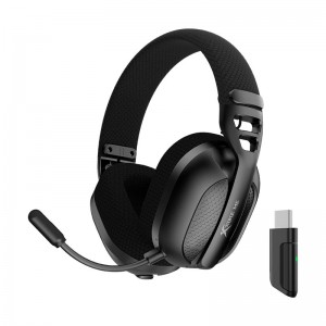 Навушники XTRIKE ME Tri-mode wirless headset GH-513W BK |BT6.0/2.4G/Type-C, RGB| black