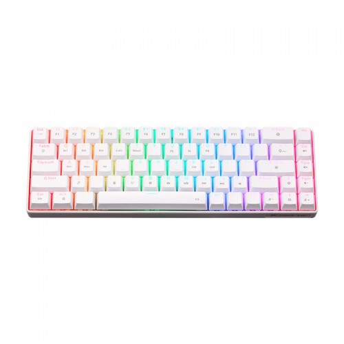 Клавиатура XTRIKE ME Tri-mode mechanical wireless keyboard GK-995W WH |68 Keys, BT/2.4G/Type-C, RGB, EN Layout|