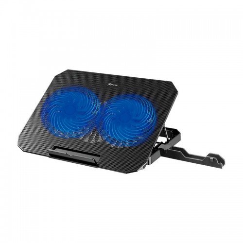 Підставка кулер для ноутбука XTRIKE ME Cooling Fan FN-818 |2 fan, 7 speed, RGB| black