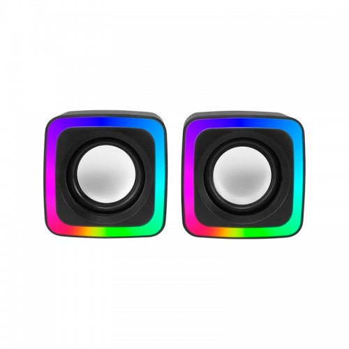 Акустика для ПК XTRIKE ME Wired Speaker SK-201 |3Wx2, 3.5mm+USB, RGB|