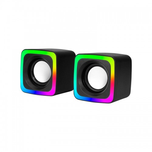 Акустика для ПК XTRIKE ME Wired Speaker SK-201 |3Wx2, 3.5mm+USB, RGB|
