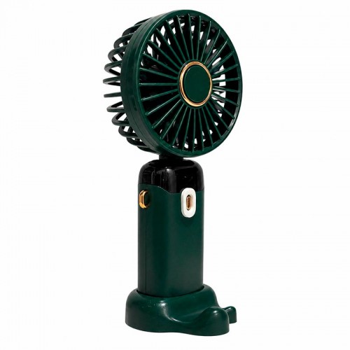 Портативний вентилятор LED digital display fan purple