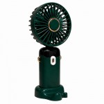 Портативний вентилятор LED digital display fan green