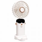 Портативний вентилятор LED digital display fan white