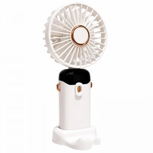 Портативний вентилятор LED digital display fan white