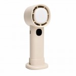 Портативний вентилятор High Speed Led Digital Display Fan beige