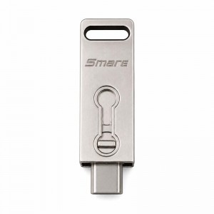 Флешка 32GB USB/Micro USB OTG  Smare nickel