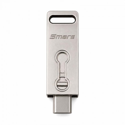Флешка 32GB USB/Micro USB OTG Smare nickel
