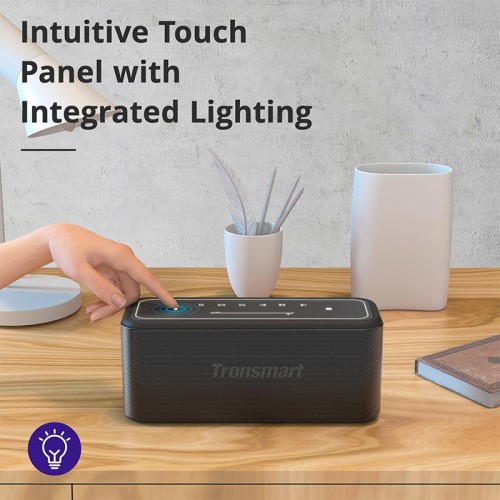 Портативная Bluetooth колонка Tronsmart Mega Pro IPX5 BT5.0, 60W, TWS, NFC, EQ, 10h Max black