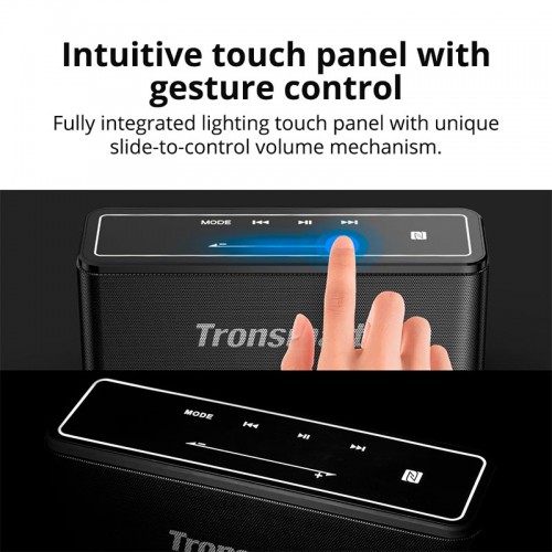 Портативная Bluetooth колонка Tronsmart Mega BT5.0, AUX, 40W, TWS, NFC, DSP, 15h Max black