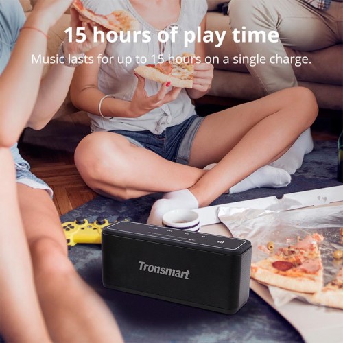 Портативная Bluetooth колонка Tronsmart Mega BT5.0, AUX, 40W, TWS, NFC, DSP, 15h Max black