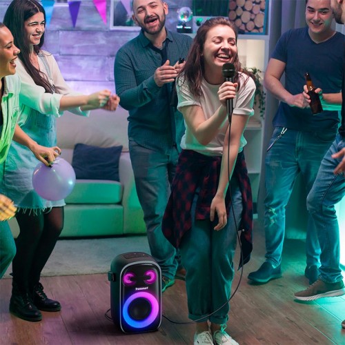 Портативная Bluetooth колонка Tronsmart Halo 110 IPX6 BT5.3, AUX, 60W, NFC, EQ, TWS, 18ч Max с микрофоном black