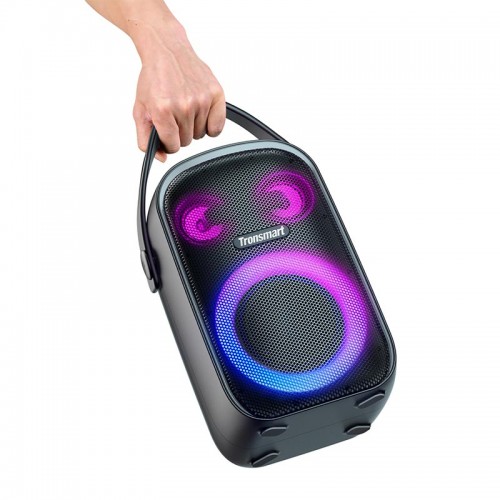 Портативная Bluetooth колонка Tronsmart Halo 110 IPX6 BT5.3, AUX, 60W, NFC, EQ, TWS, 18ч Max с микрофоном black